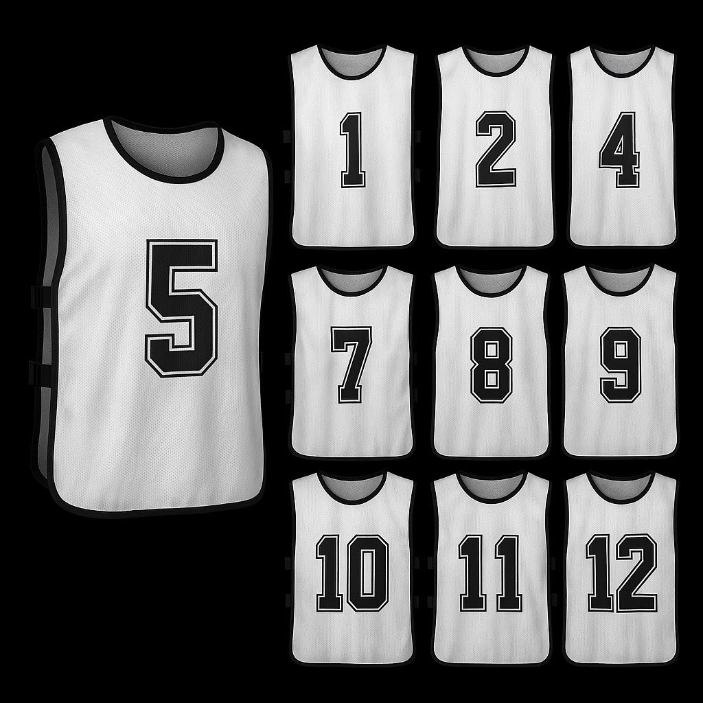 Chasubles d’entraînement 12 pièce