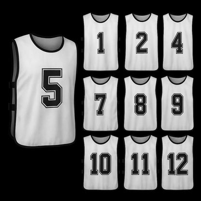 Chasubles d’entraînement 12 pièce