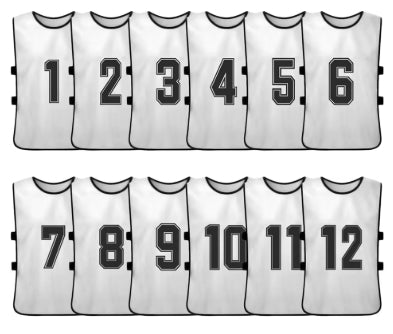 Chasubles d’entraînement 12 pièce